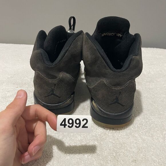 Air Jordan 5 Retro Anthracite Men's Size 11 Nike Basketball Sneakers Streetwear - Picture 13 of 14